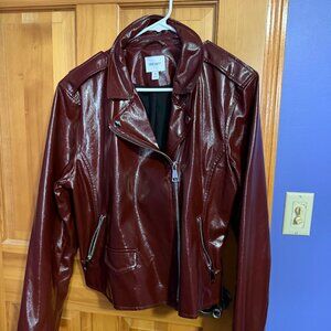 Nine West faux leather jacket